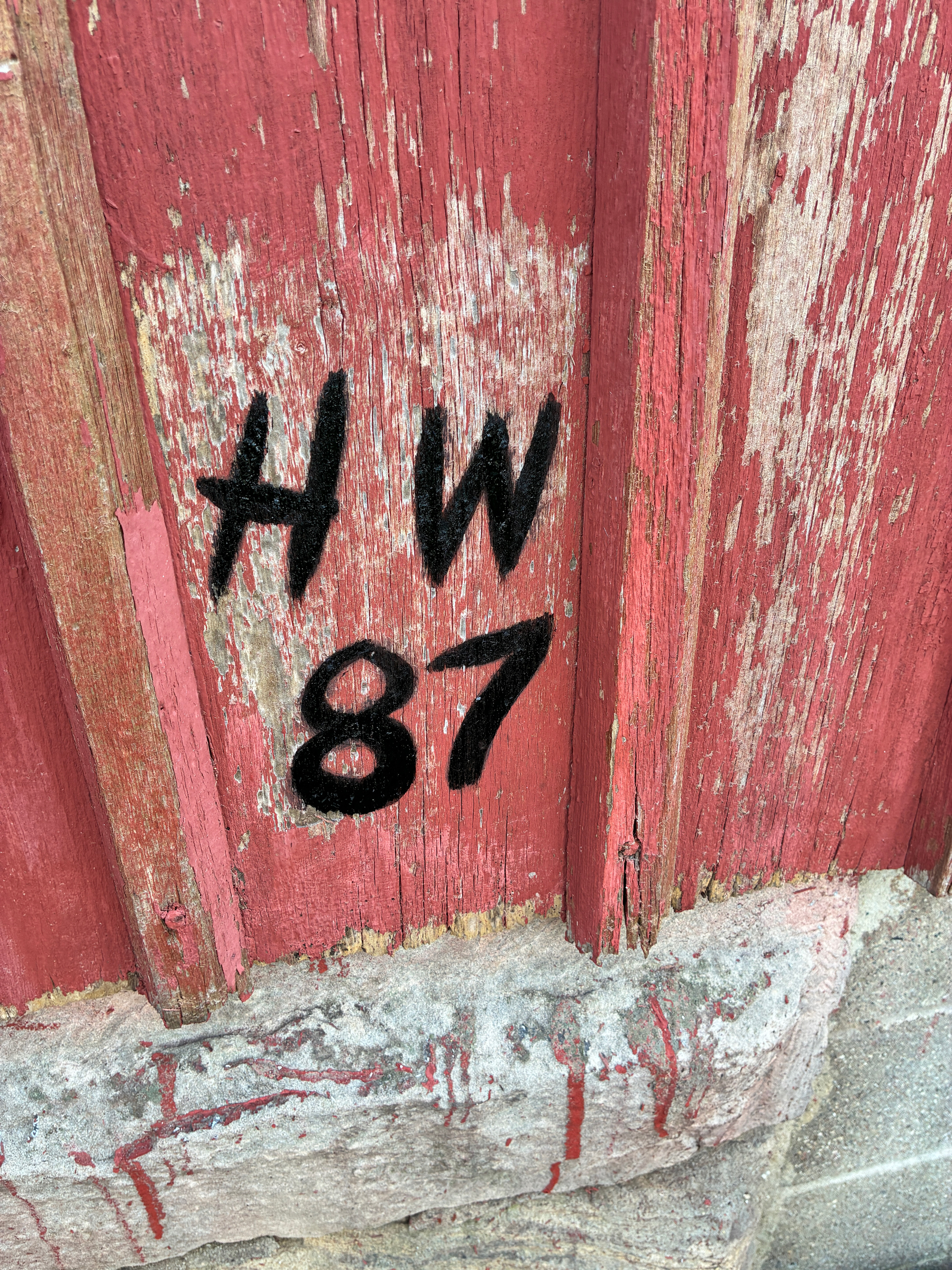 H.W. 87 Harley Warrick painter's mark restored in 2026